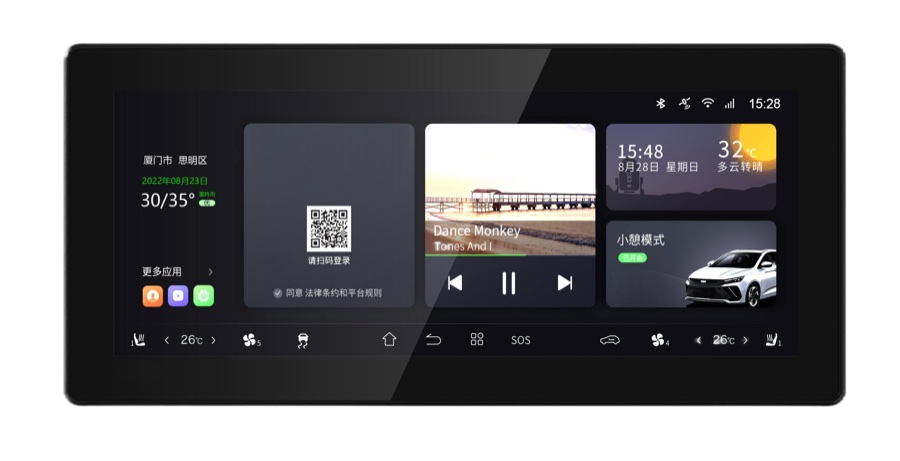 车载娱乐系统界面
